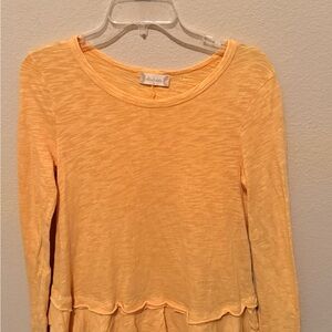 Altar'd State Warm Orange Knit Top